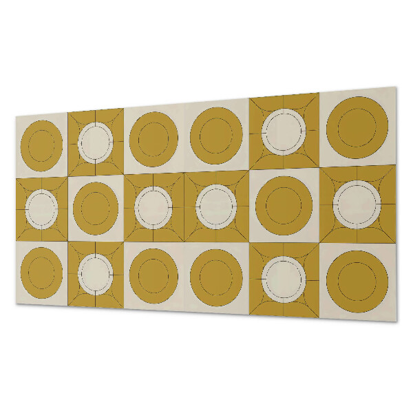 Panneau mural pvc Motif géométrique avec des cercles