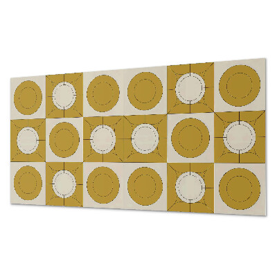 Panneau mural pvc Motif géométrique avec des cercles