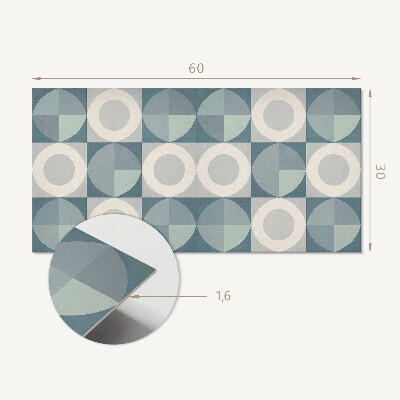 Panneau décoratif intérieur Géométrie des cercles et des formes