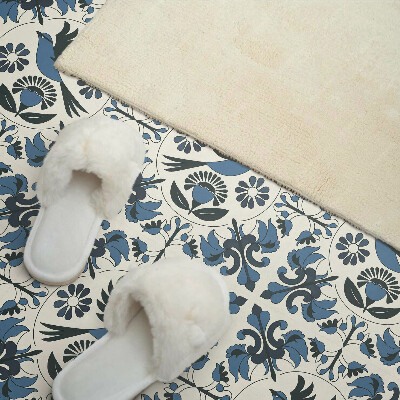 Revêtement mural intérieur Motif avec des oiseaux et des fleurs