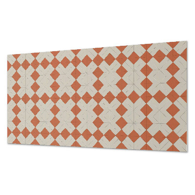 Panneau mural pvc Motif en losange dans une grille