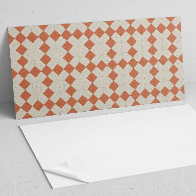 Panneau mural pvc Motif en losange dans une grille