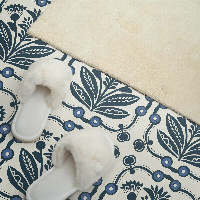 Panneau décoratif intérieur Motif floral avec des feuilles