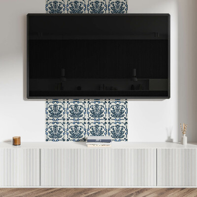 Panneau décoratif intérieur Motif floral avec des feuilles