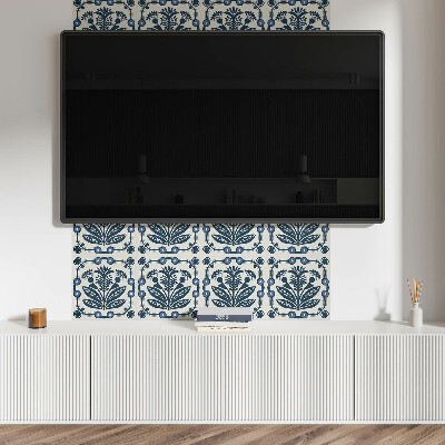 Panneau décoratif intérieur Motif floral avec des feuilles