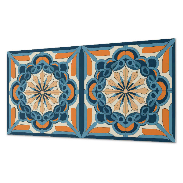 Revêtement mural intérieur Motif mandala avec un motif floral