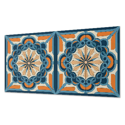 Revêtement mural intérieur Motif mandala avec un motif floral