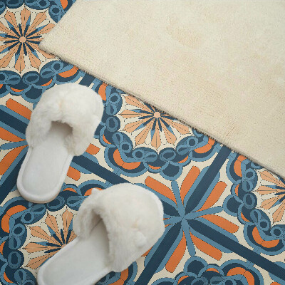 Revêtement mural intérieur Motif mandala avec un motif floral