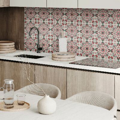 Panneau décoratif intérieur Motif floral avec symétrie