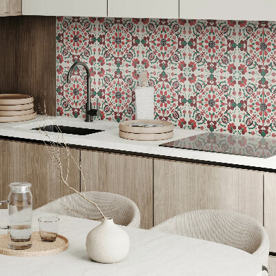 Panneau décoratif intérieur Motif floral avec symétrie