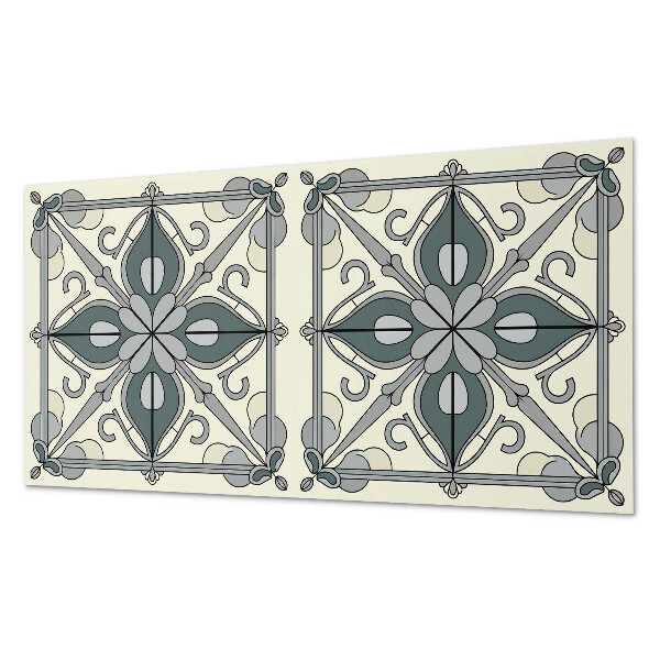 Revêtement mural intérieur Motif floral avec ornements