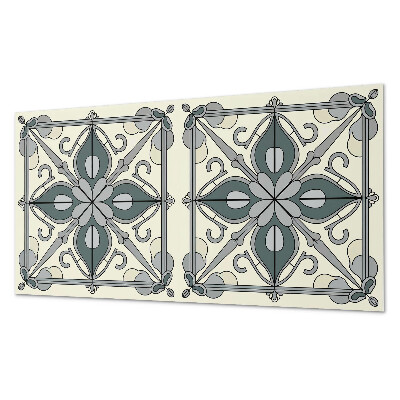 Revêtement mural intérieur Motif floral avec ornements