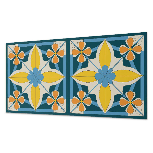 Panneau mural pvc Motif géométrique floral