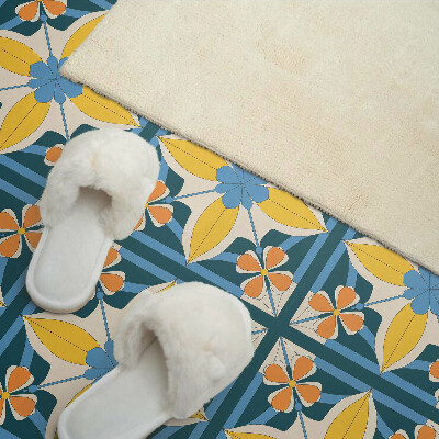 Panneau mural pvc Motif géométrique floral