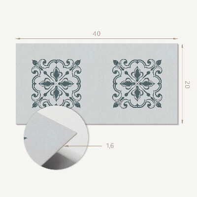 Panneau décoratif intérieur Motif végétal avec ornements