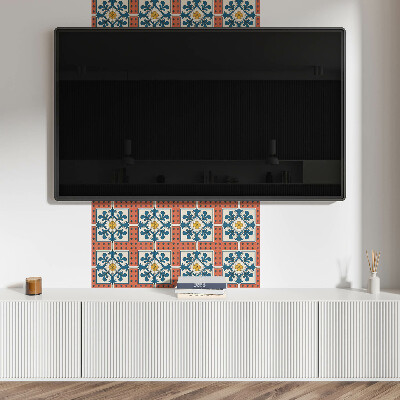 Revêtement mural intérieur Motif folklorique avec des fleurs