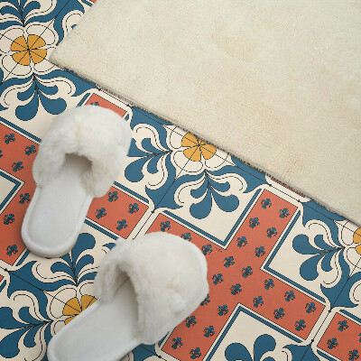 Revêtement mural intérieur Motif folklorique avec des fleurs