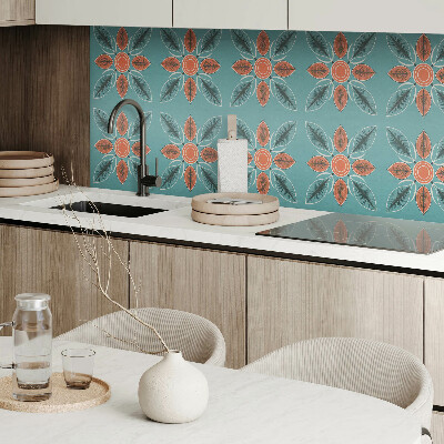 Panneau décoratif intérieur Motif floral avec des feuilles