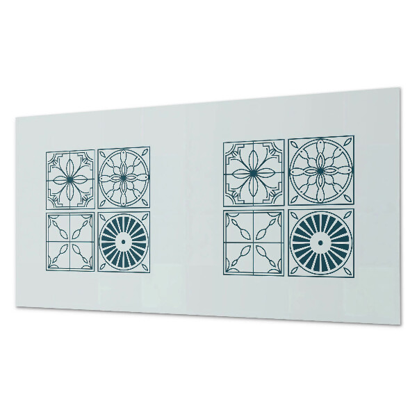 Panneau mural pvc Motifs de carreaux géométriques
