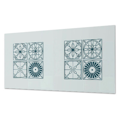 Panneau mural pvc Motifs de carreaux géométriques