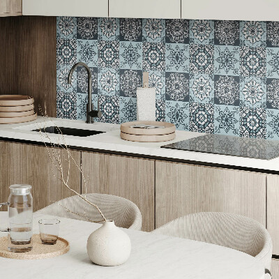 Panneau décoratif intérieur Motifs de mandalas dans une grille