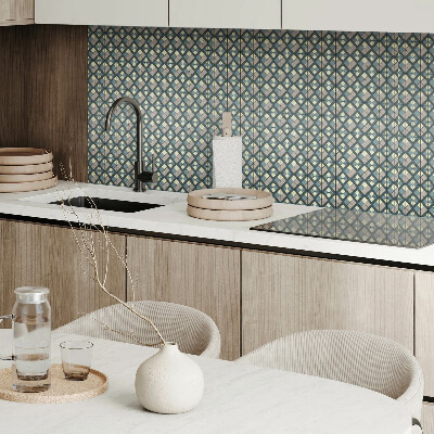 Panneau décoratif intérieur Motif à carreaux géométriques