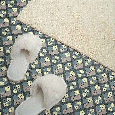 Panneau décoratif intérieur Motif à carreaux géométriques