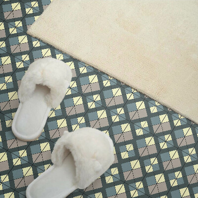 Panneau décoratif intérieur Motif à carreaux géométriques