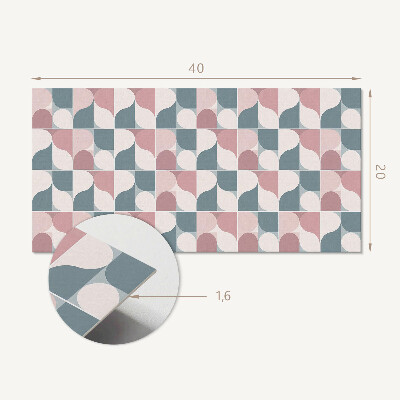 Revêtement mural intérieur Motif géométrique abstrait