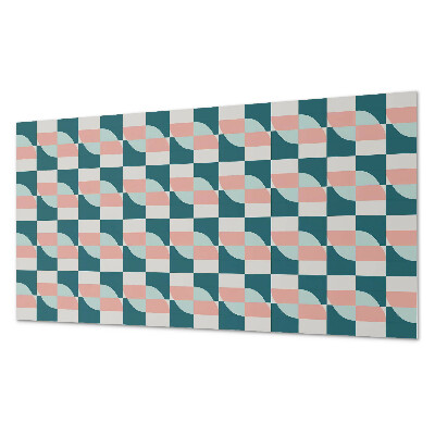 Panneau mural pvc Motif à carreaux géométriques