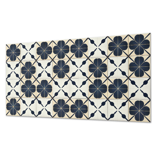 Panneau décoratif intérieur Motif floral sur le fond