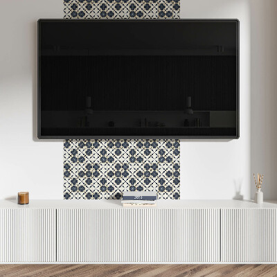 Panneau décoratif intérieur Motif floral sur le fond