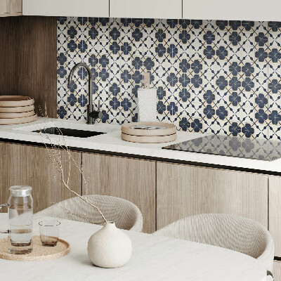 Panneau décoratif intérieur Motif floral sur le fond