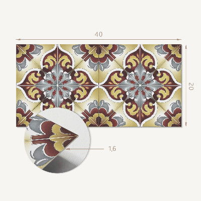 Panneau décoratif intérieur Motif décoratif à motif floral