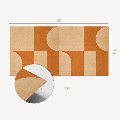 Revêtement mural intérieur Motif géométrique abstrait