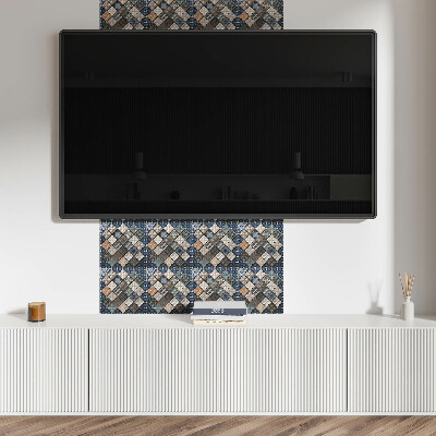 Panneau mural pvc Motif de carreaux de mosaïque