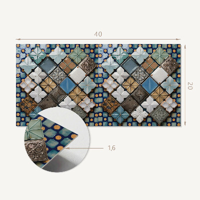 Panneau décoratif intérieur Motifs de carreaux de céramique