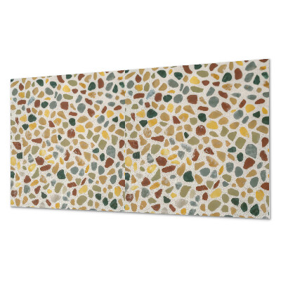 Panneau décoratif intérieur Motif de mosaïque en pierre