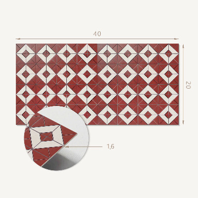 Revêtement mural intérieur Motifs géométriques dans la mise en page