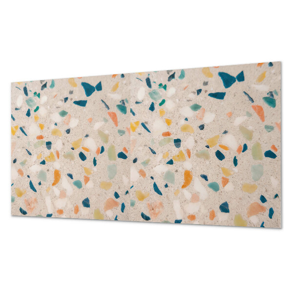 Panneau décoratif intérieur Motif avec des fragments colorés