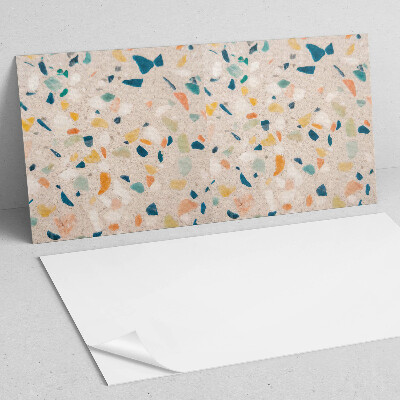 Panneau décoratif intérieur Motif avec des fragments colorés