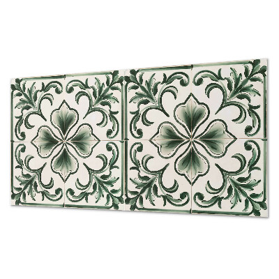 Panneau mural pvc Motif avec des feuilles et des coeurs