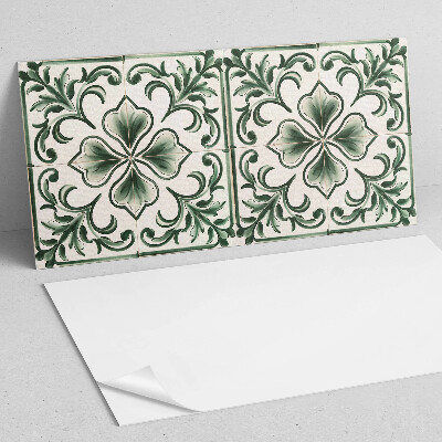 Panneau mural pvc Motif avec des feuilles et des coeurs