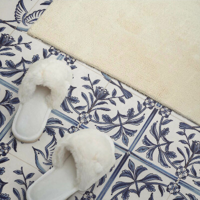 Panneau décoratif intérieur Motif d'oiseau parmi les plantes