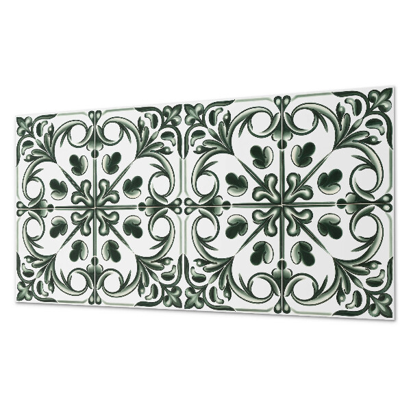 Revêtement mural intérieur Motif végétal dans le carrelage