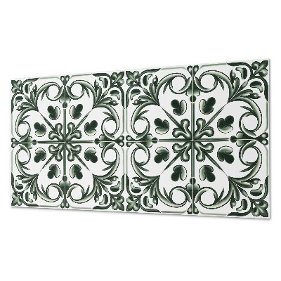 Revêtement mural intérieur Motif végétal dans le carrelage