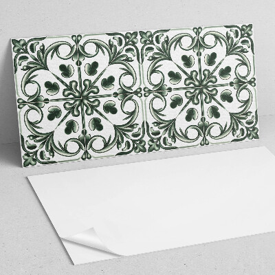 Revêtement mural intérieur Motif végétal dans le carrelage