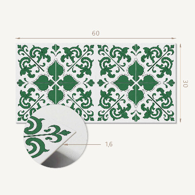 Panneau décoratif intérieur Motif végétal avec ornements