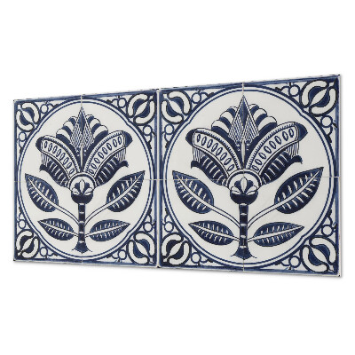 Panneau décoratif intérieur Motif floral en céramique