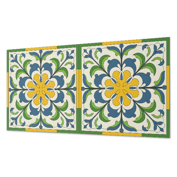 Panneau mural pvc Motif floral avec des feuilles